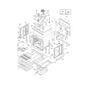Frigidaire FFEW2725PWB body diagram
