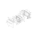 Frigidaire FFEW2725PWB door diagram