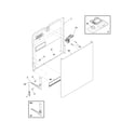 Frigidaire FDB1050REB5 door diagram
