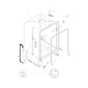 Frigidaire FDB1050REB5 tub diagram