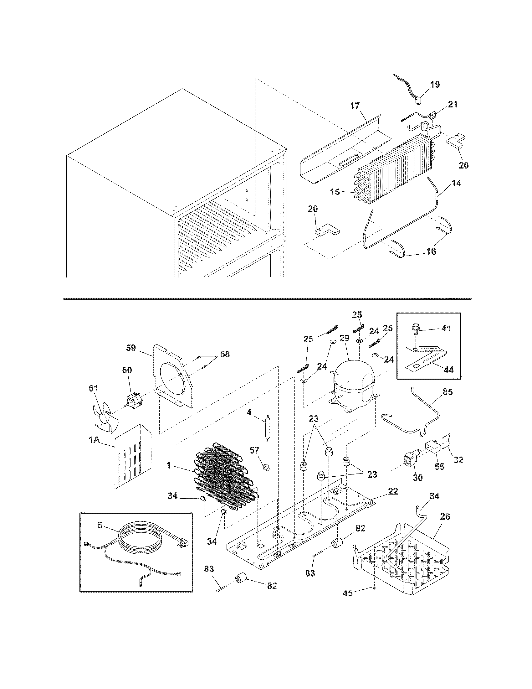 Frigidaire FFHT1800PS0 system diagram