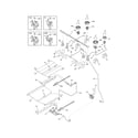 Frigidaire FFGS3025PSA burner diagram