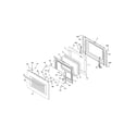 Frigidaire FFGS3025PSA door diagram