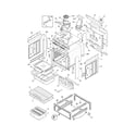 Frigidaire FFGS3025PWA body diagram