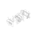 Frigidaire FFGS3025PWA door diagram