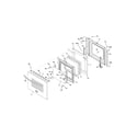 Frigidaire FGEW2765PWB door diagram