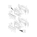 Frigidaire FGEF306TMFF doors diagram
