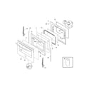 Frigidaire CGGF3042KFJ door diagram