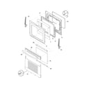Kenmore Elite 79075343311 door diagram