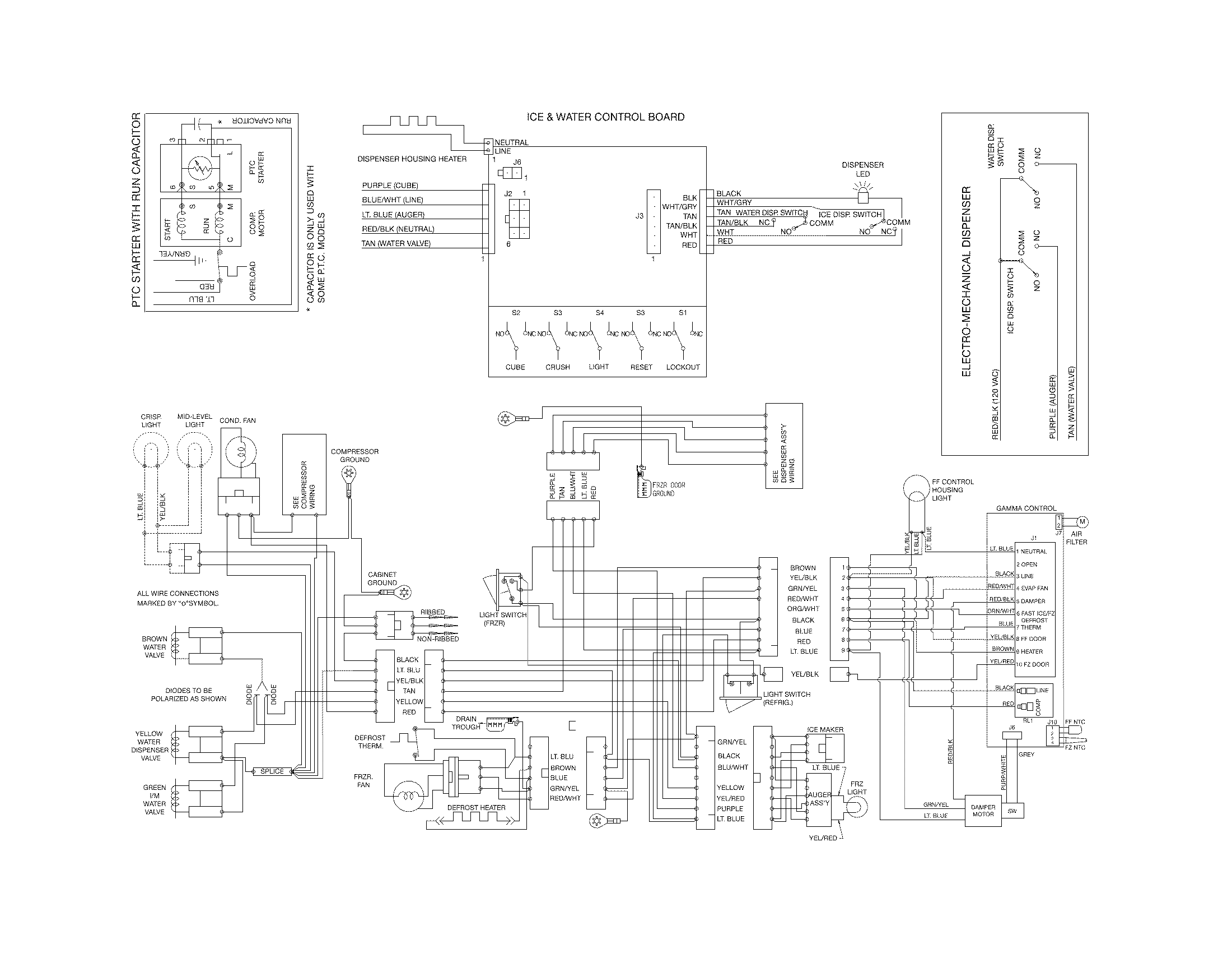 Frigidaire FFHS2622MME wiring diagram diagram