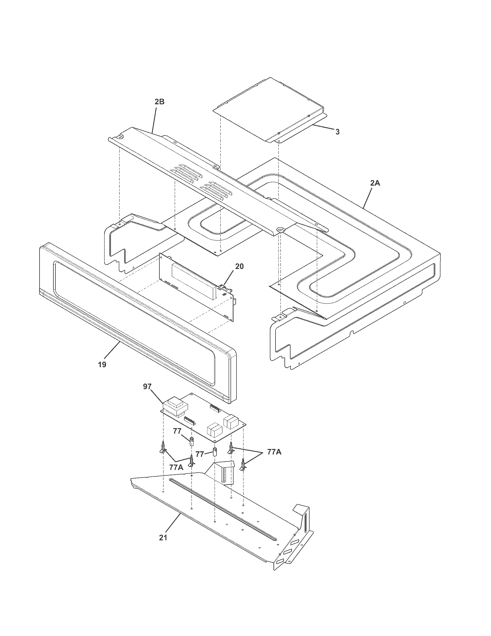 Kenmore 79049412311 control panel diagram