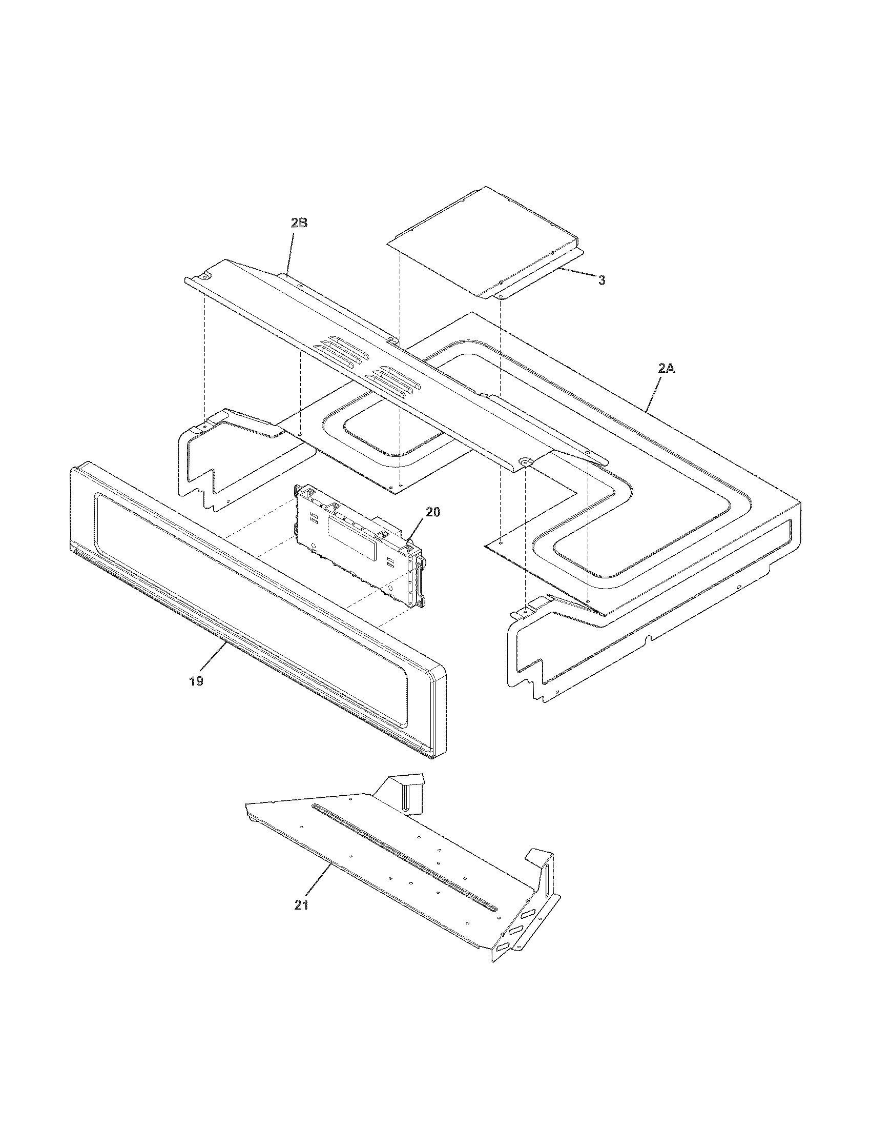 Kenmore 79049422311 control panel diagram