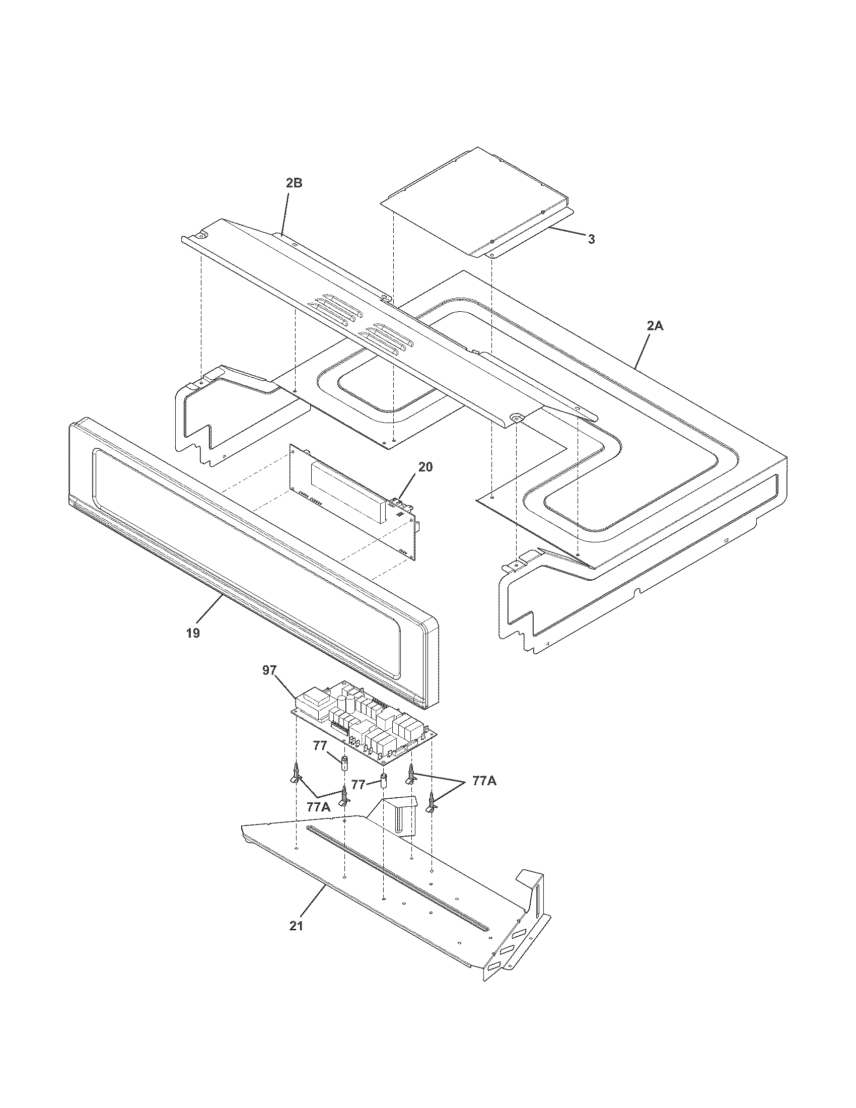 Kenmore 79049533311 control panel diagram