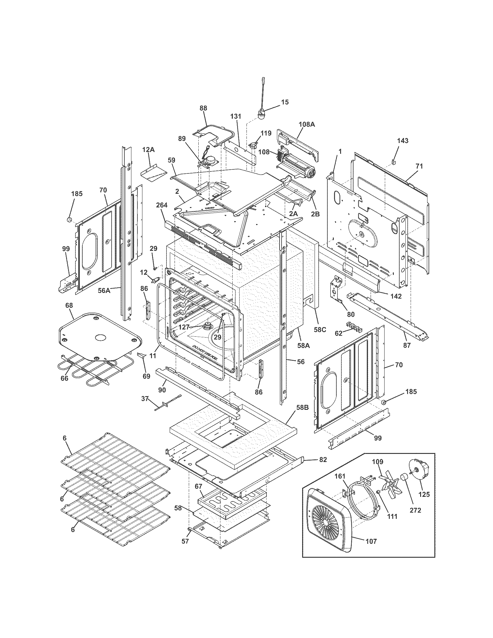 Kenmore 79049523311 lower oven diagram