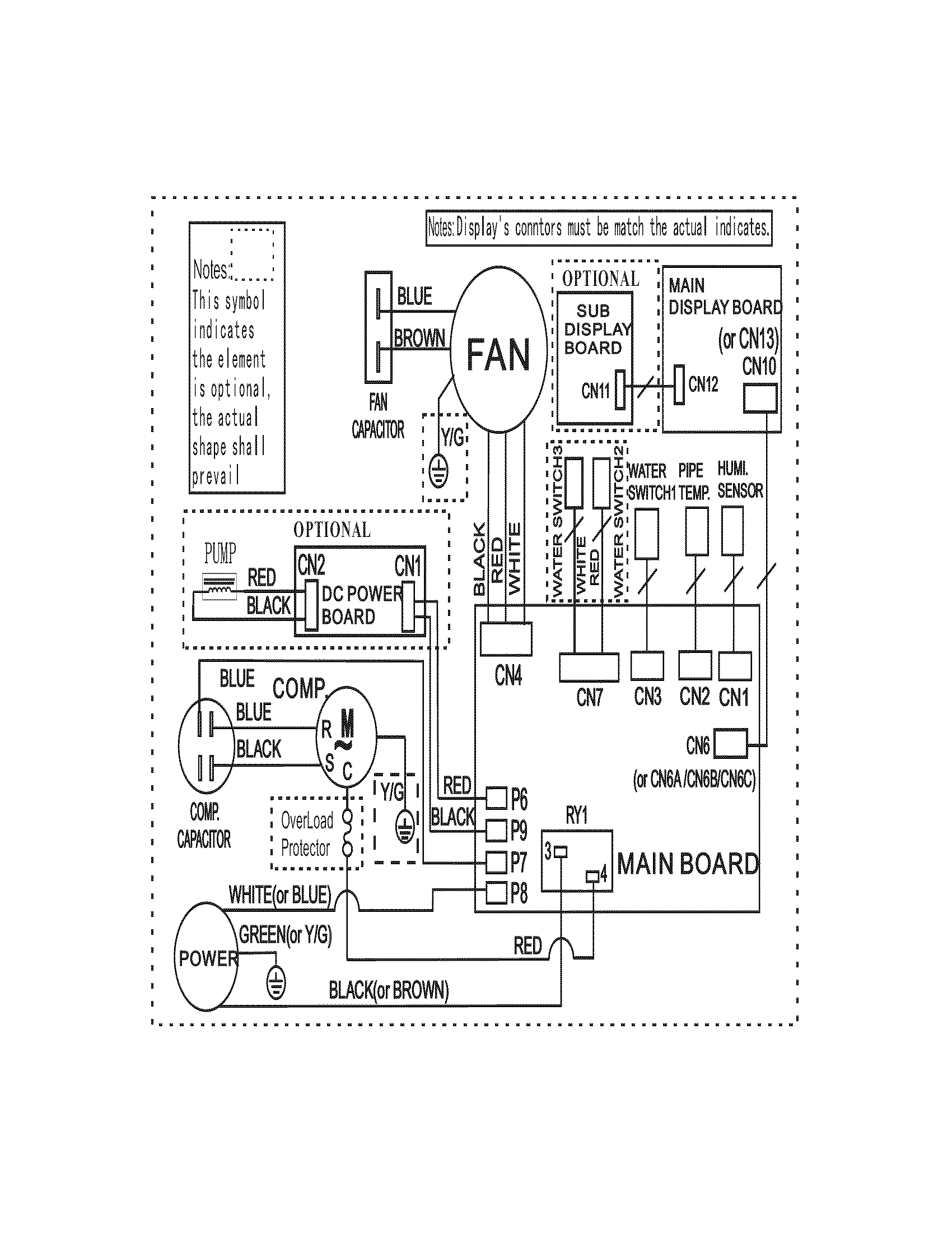 Frigidaire FAD504DWD10 wiring diagram diagram