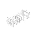 Frigidaire FGEW3065PFB door diagram