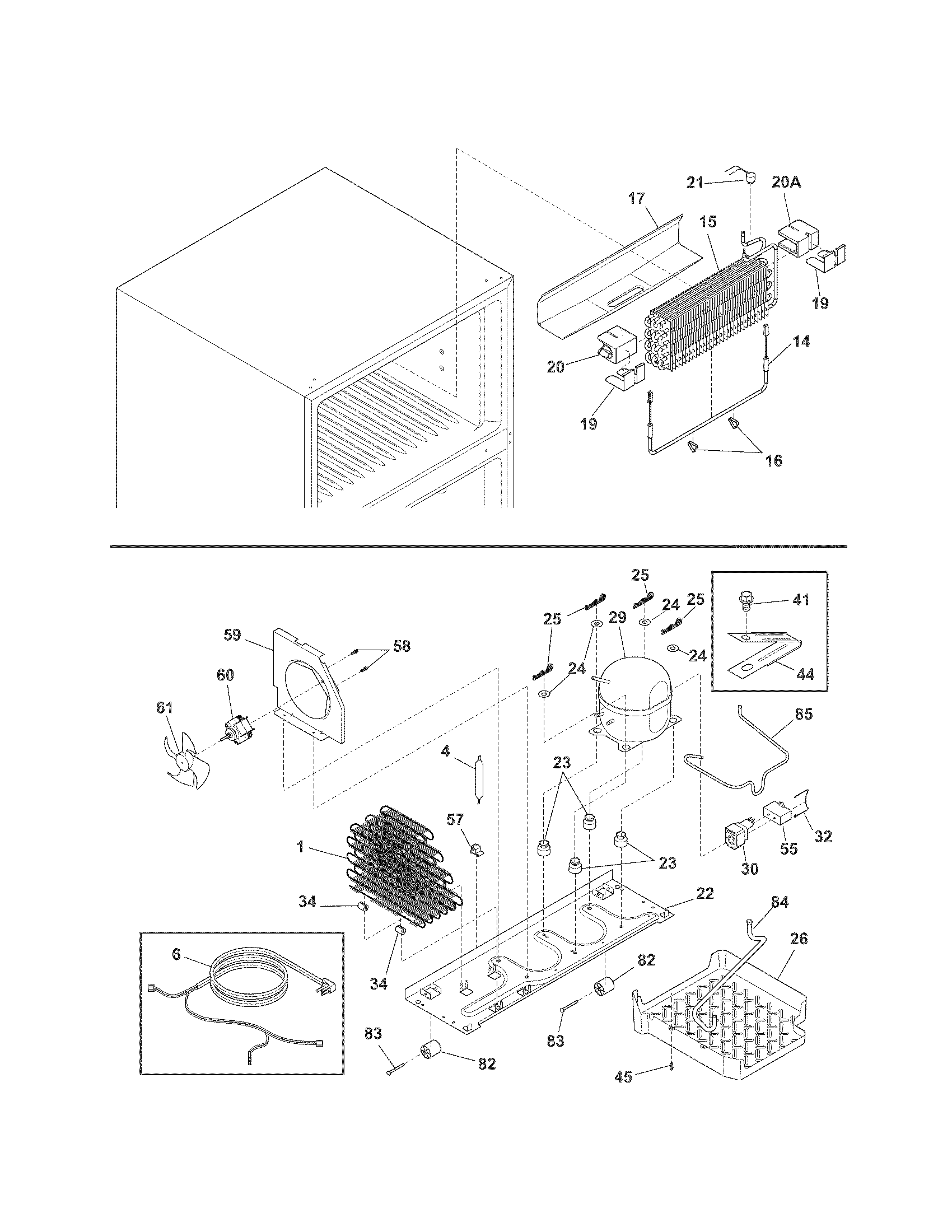 Kenmore 2537888301D system diagram