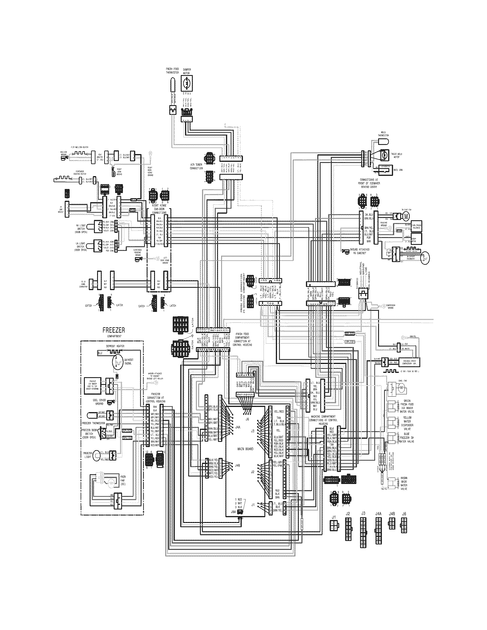 Frigidaire FFHB2740PP3 wiring diagram diagram