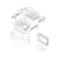 Frigidaire FFHN2740PP1 freezer drawer, baskets diagram