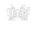 Frigidaire FFHN2740PP1 fresh food door diagram