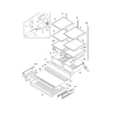 Frigidaire FFHN2740PP1 shelves diagram