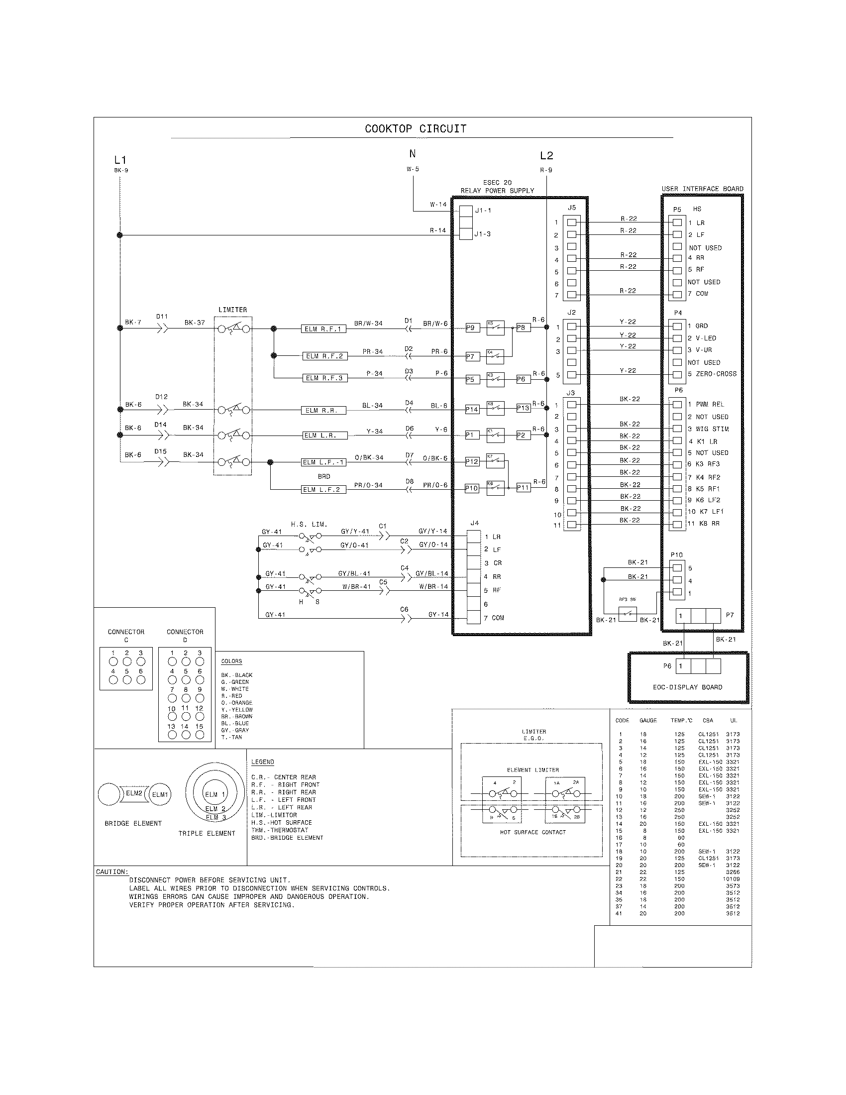 Frigidaire FPES3085PFB wiring diagram diagram