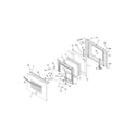 Kenmore 79049509312 door diagram