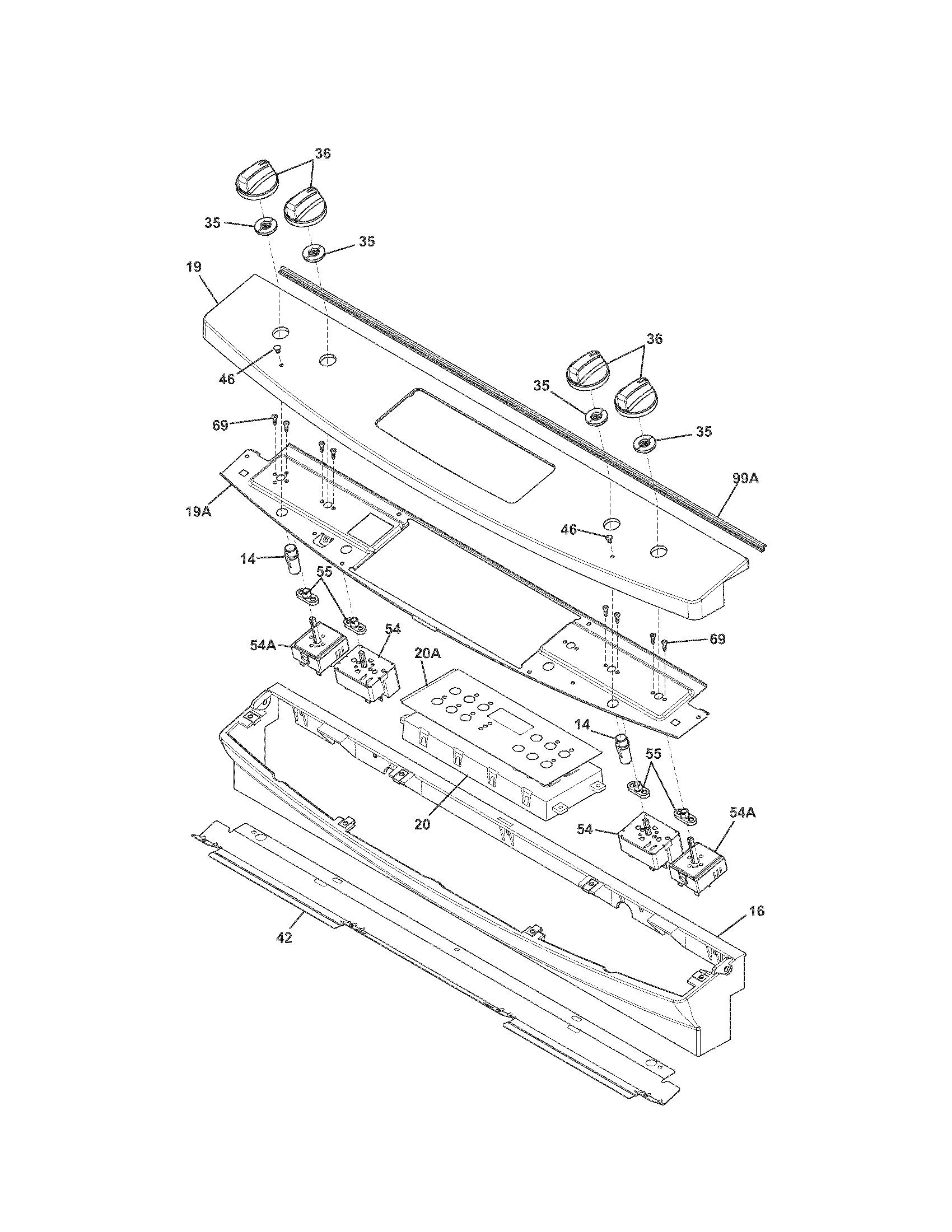 Kenmore 79042531310 backguard diagram