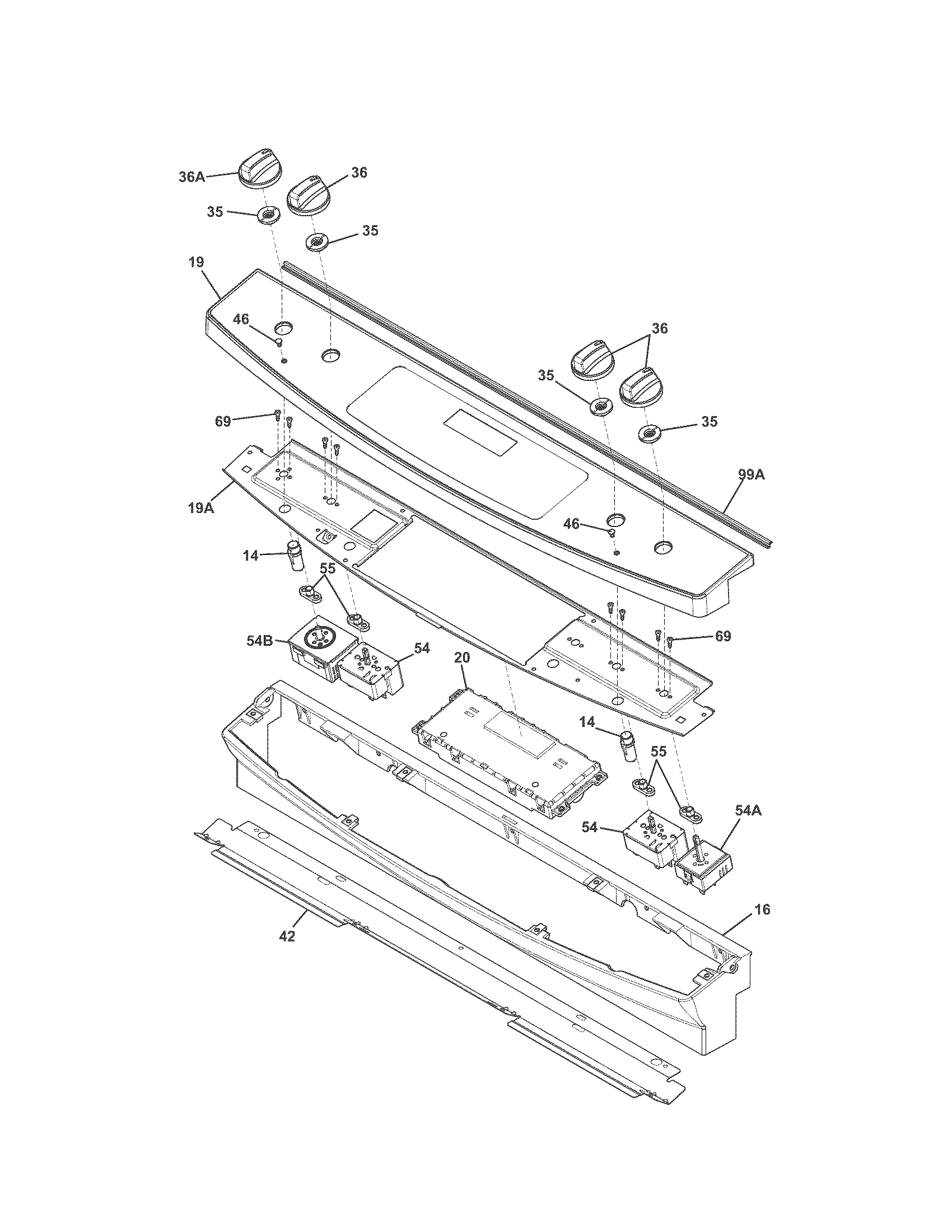 Kenmore 79042542310 backguard diagram