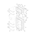 Frigidaire FFHT1817LSA door diagram