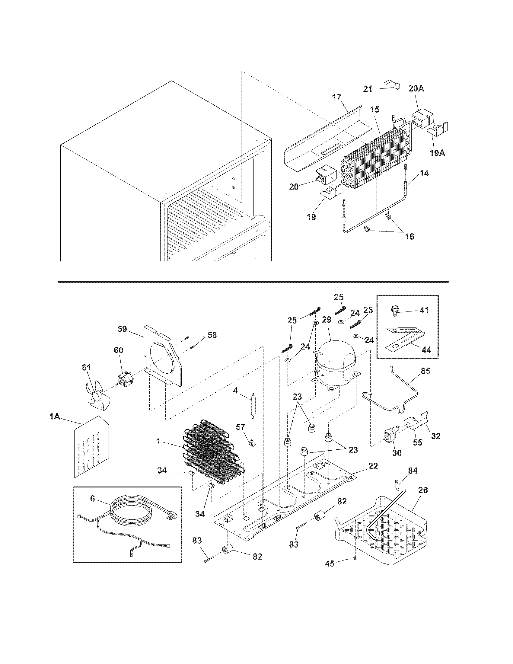 Frigidaire FFHT1814LM9 system diagram