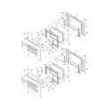 Frigidaire FFET3025PSC doors diagram