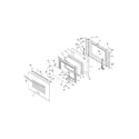 Frigidaire FGEW3065PWC door diagram