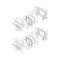 Frigidaire FPET2785PFC doors diagram