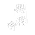 Frigidaire FPGF3685LSB door diagram