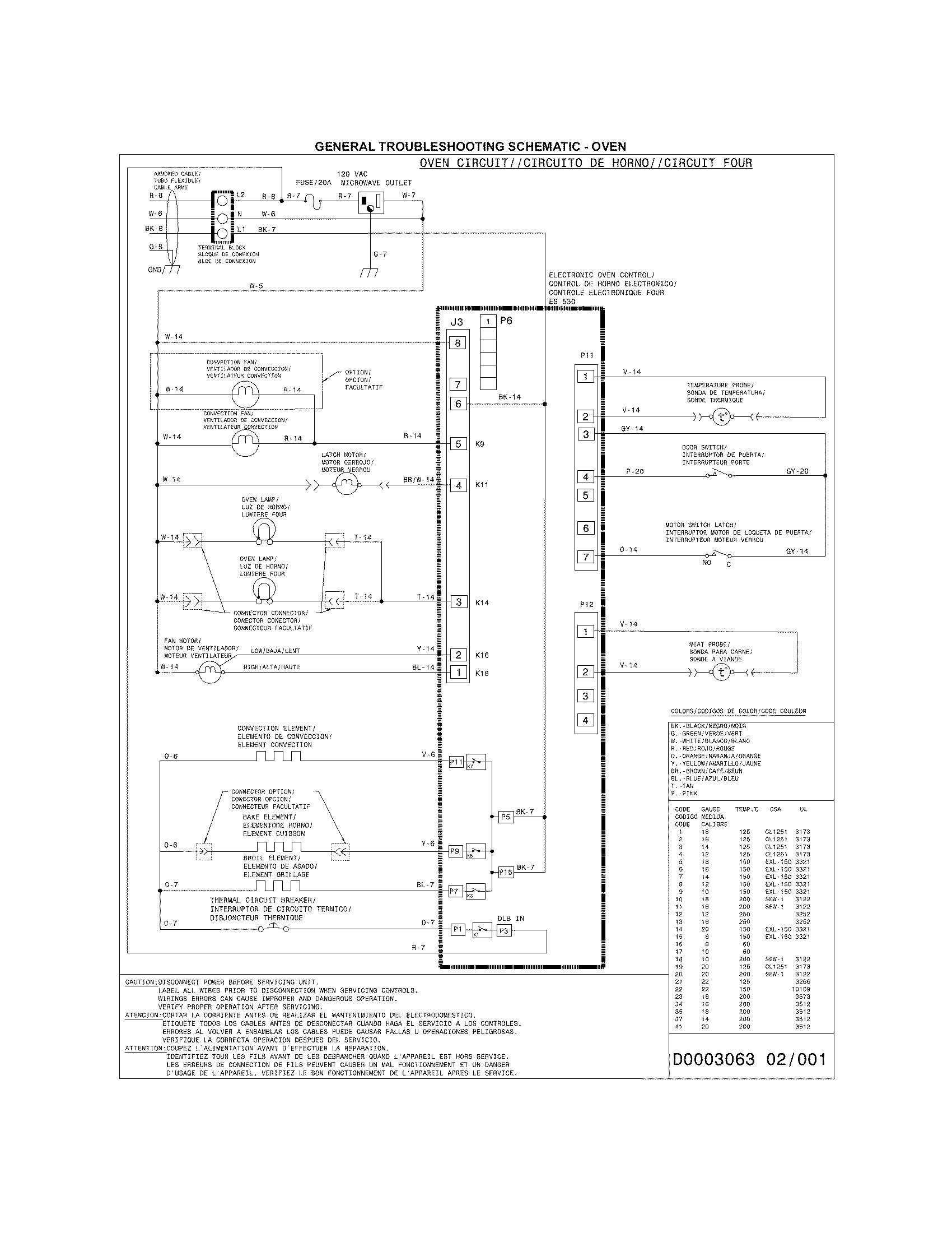 Frigidaire FGMC3065PBC wiring diagram diagram