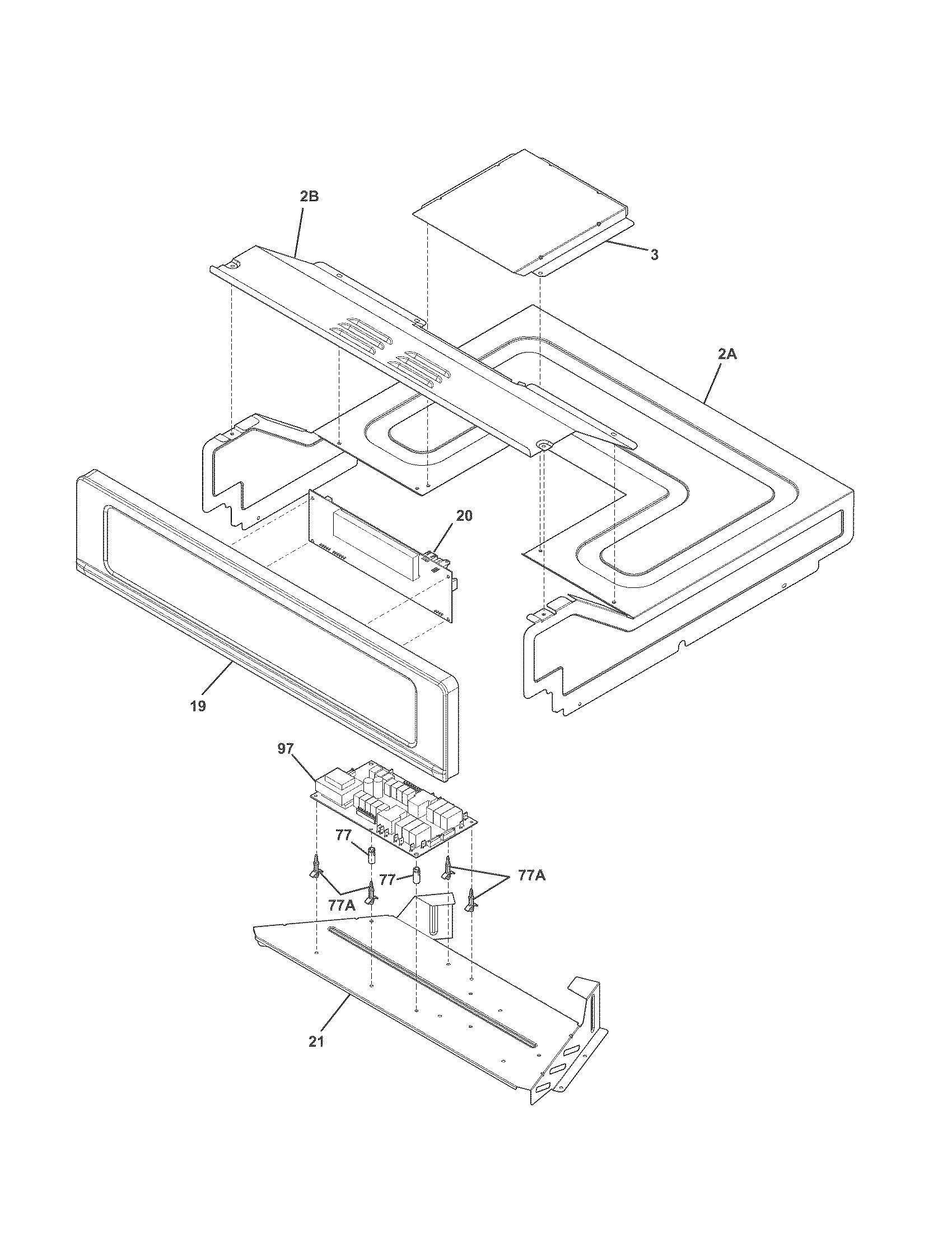 Kenmore 79049523312 control panel diagram