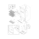 Frigidaire FFUH21F2NWA cabinet diagram