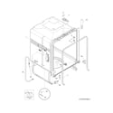 Frigidaire FFBD2404NW1A tub diagram