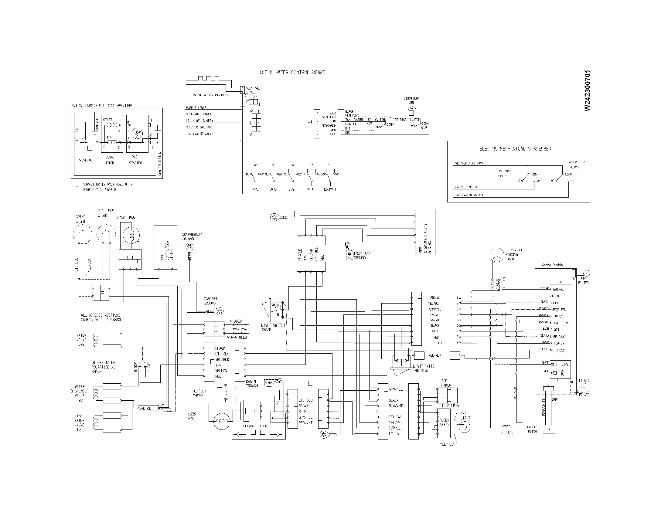 Frigidaire FFHS2322MWB wiring diagram diagram