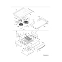 Kenmore 79042542311 top/drawer diagram