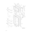 Frigidaire FFHI1817LBB doors diagram