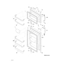 Frigidaire FFHT2126PB3 doors diagram