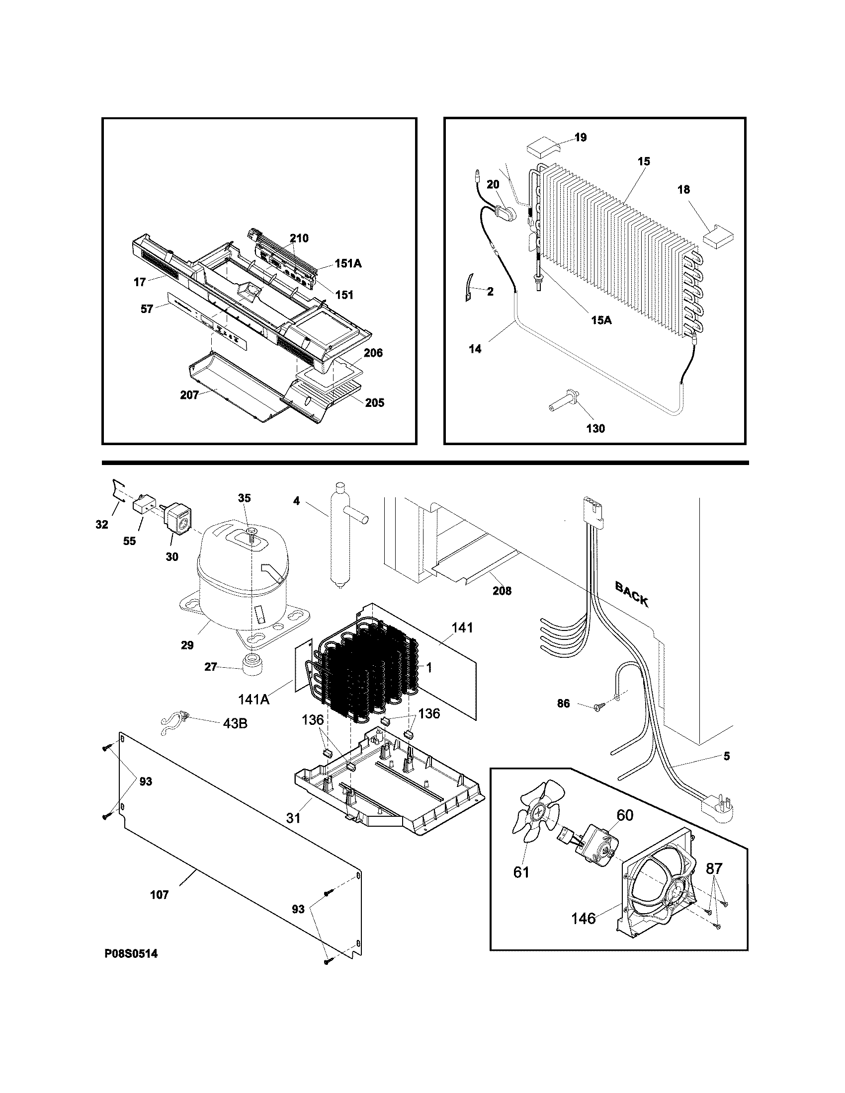 Electrolux EI32AF65JS3 system diagram