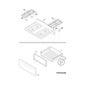 Frigidaire FFGF3021ZWE top/drawer diagram