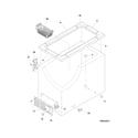 Frigidaire LFFC09M5HWX cabinet diagram