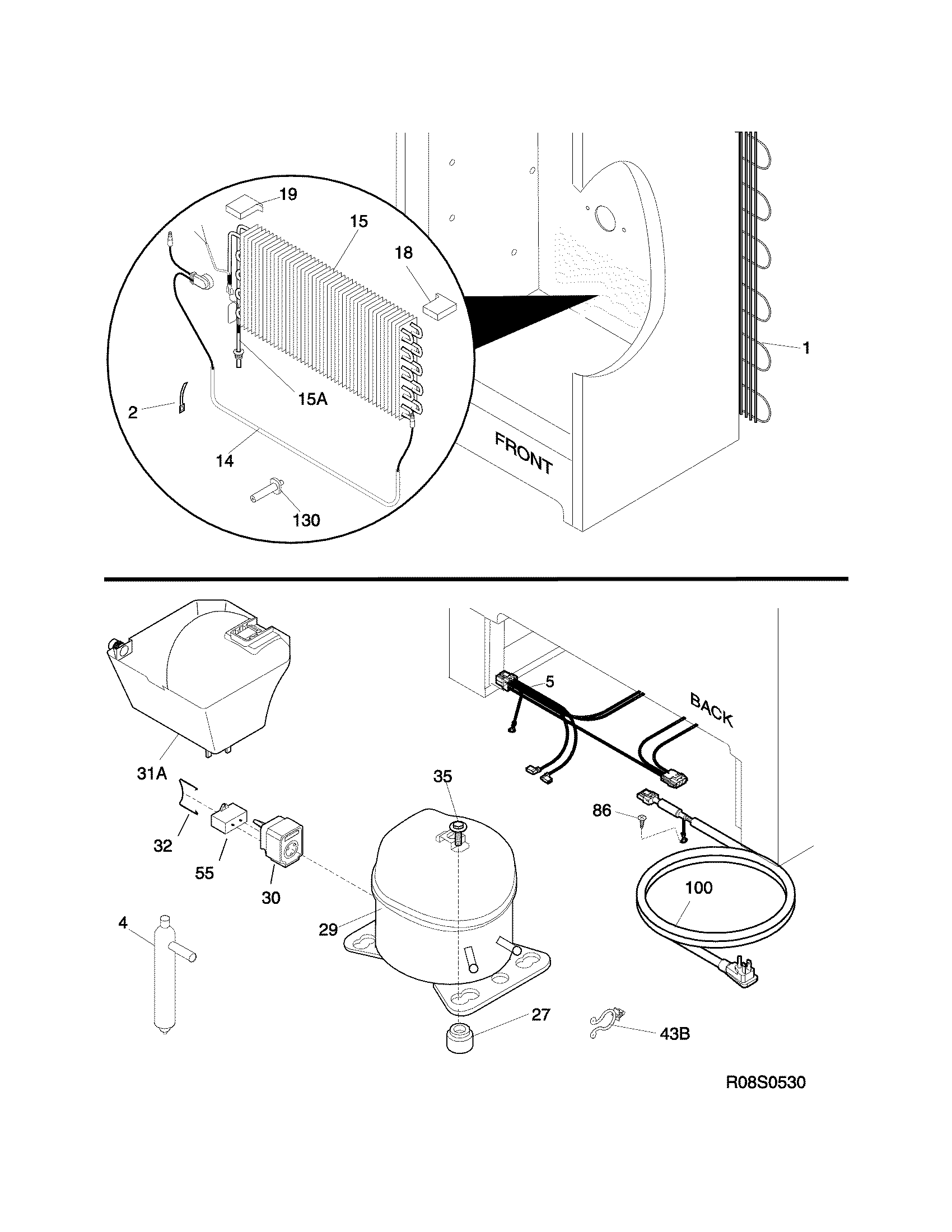 Frigidaire LFFH17F7HWK system diagram