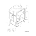 Frigidaire FGBD2434PB2A tub diagram