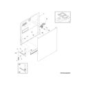 White-Westinghouse WWBD2400HW6B door diagram