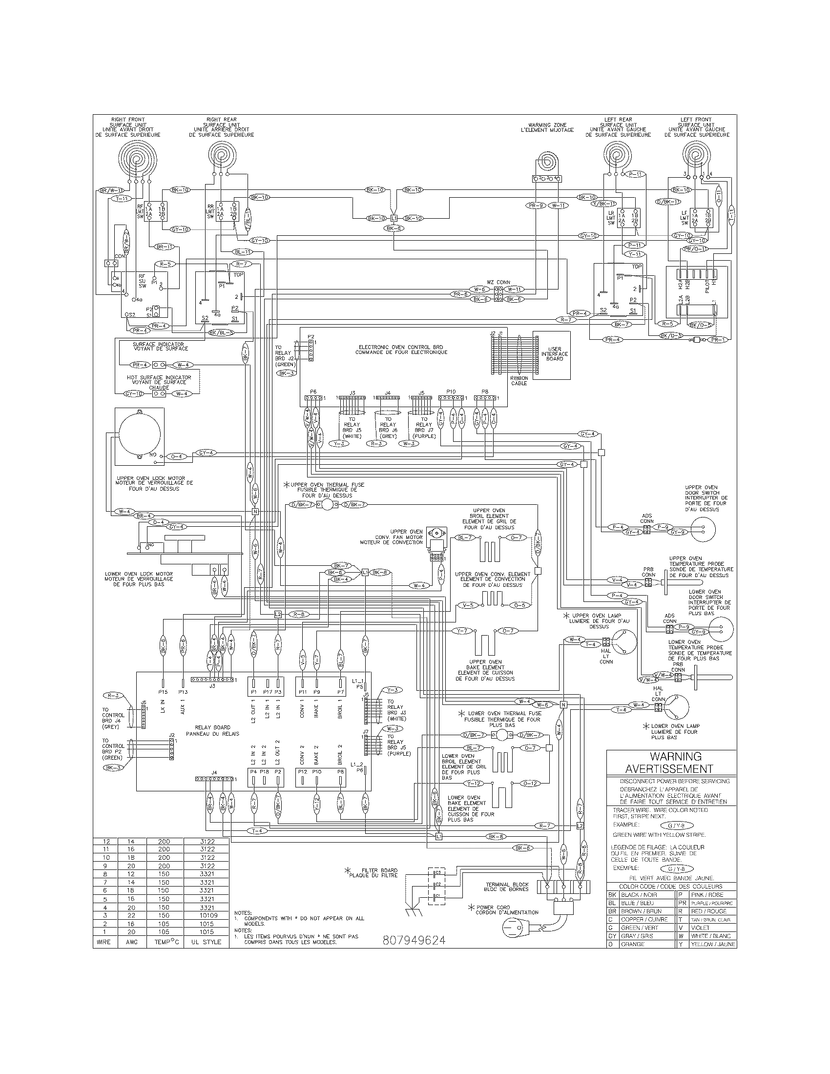 Kenmore Elite 79097413410 wiring diagram diagram